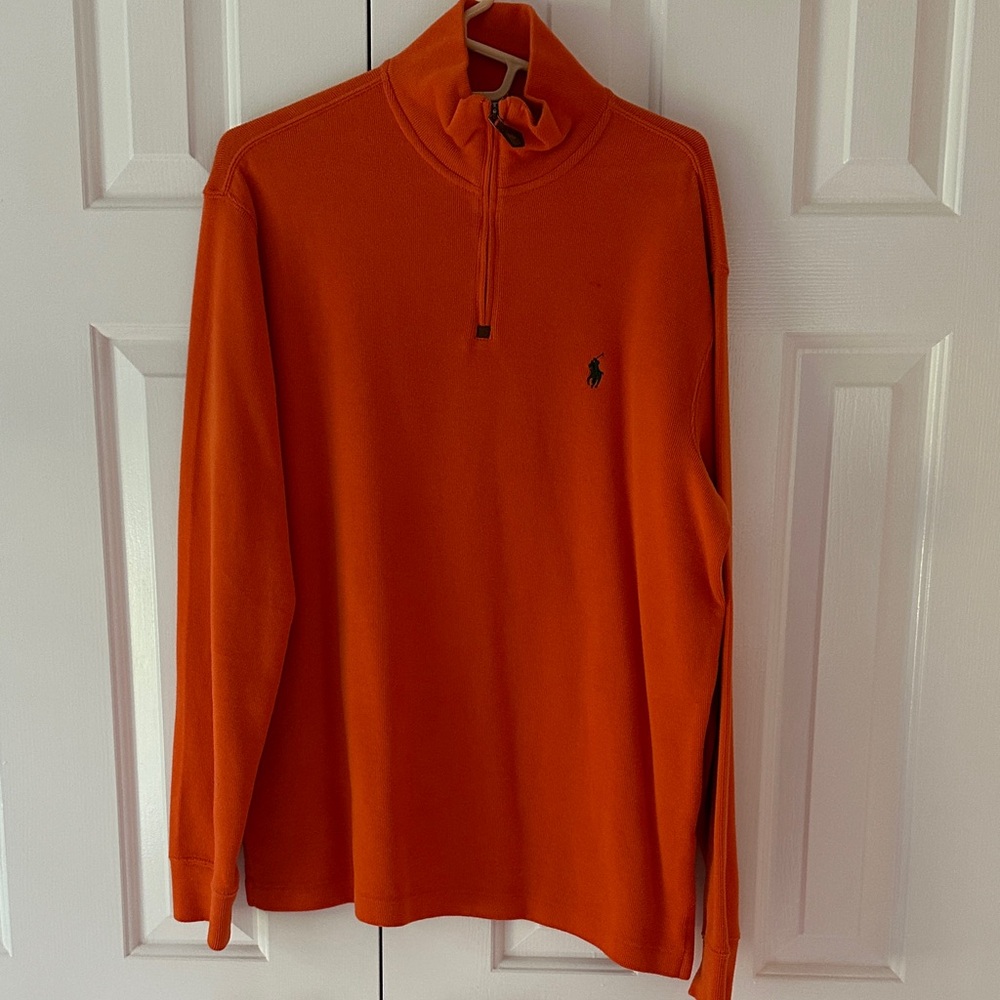 Polo by Ralph Lauren Men's Orange Sweater